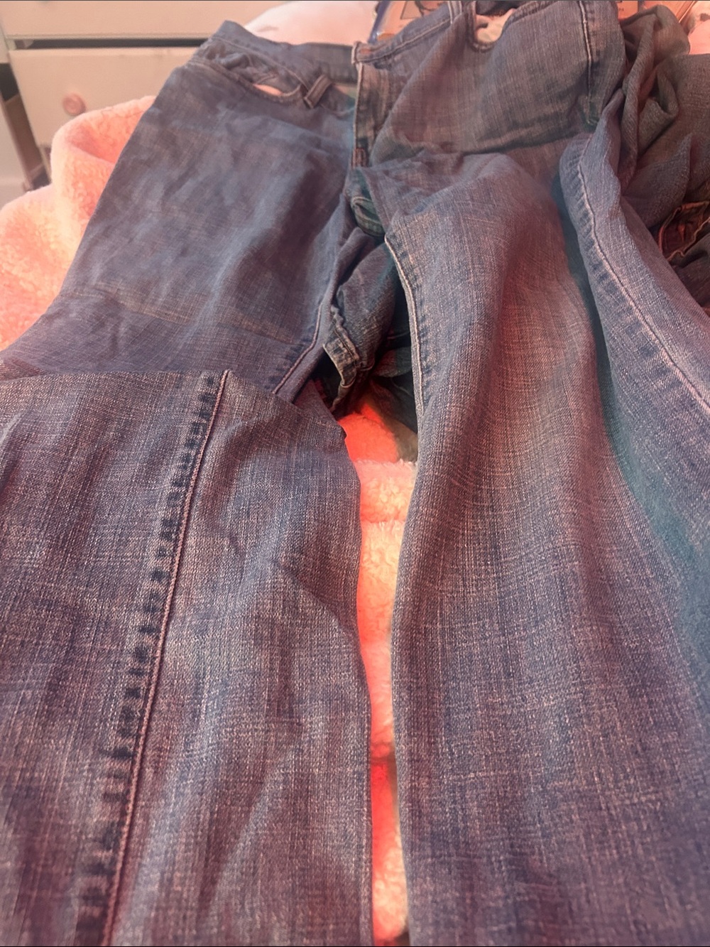 Levi's 514 Boot Cut Jeans Blue Waist 14